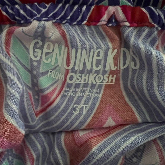 Genuine kids Osh Kosh size 3T jumper one piece. Snap legs, ruffled, sleeveless - Picture 8 of 9